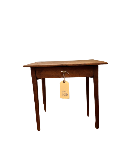 European Side Table with Drawer