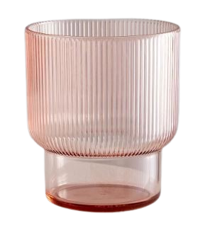 Fluted Acrylic Drinking Cup