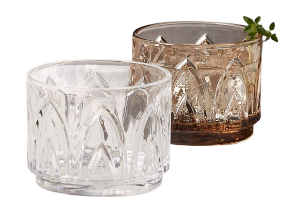 Old Fashioned Stacking Glasses